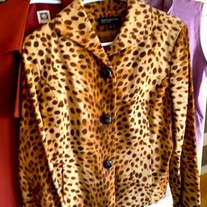 Cheetah print  jacket